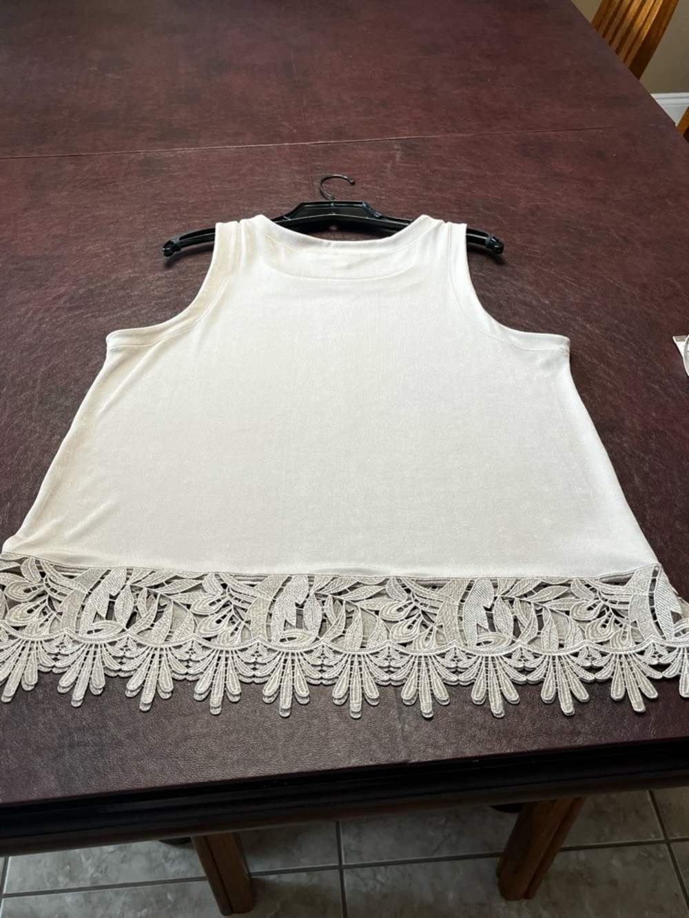 Chico's travelers Light Champagne Shell Top and bottom - Picture 3 of 16